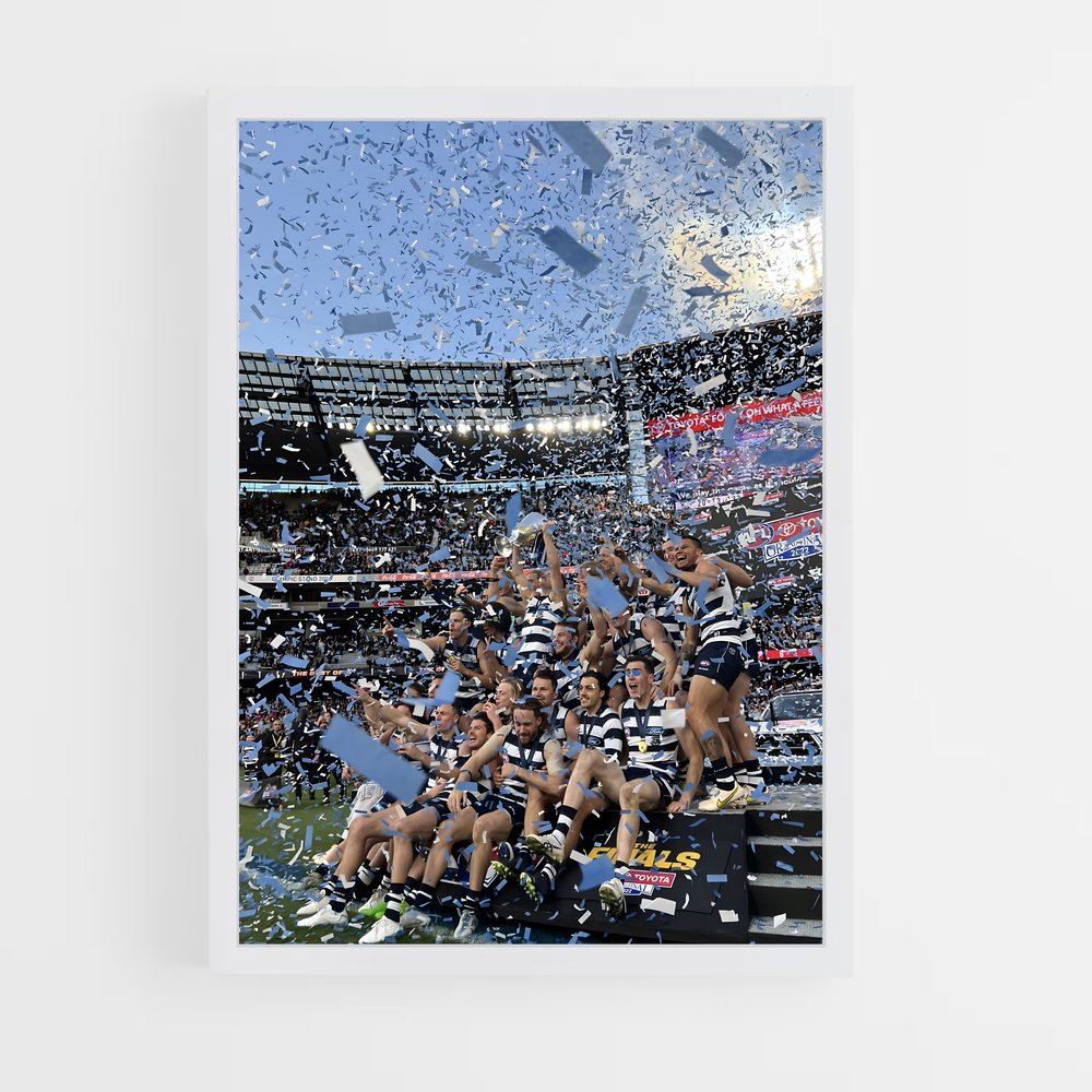 Poster La Victoire des Geelong – affiche Football australien (vue 3)